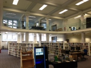 Central Library Edinburgh From Below
